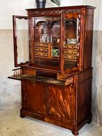 Louis Philipe bureau kast, sigarenkast, Ophalen of Verzenden