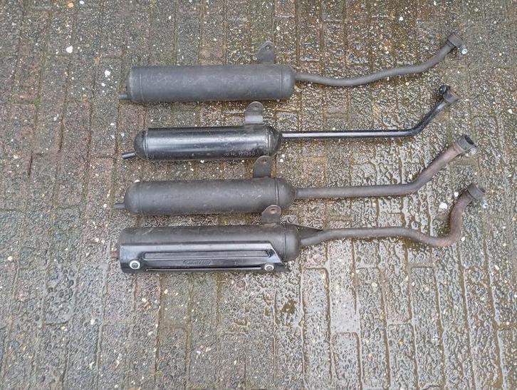Brom en snor uitlaten Vespa Ciao, Fietsen en Brommers, Brommeronderdelen | Snorfietsen, Gebruikt, Vespa, Uitlaat, Ophalen of Verzenden