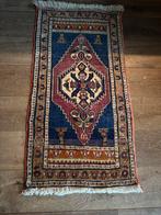 Vintage Klein Tapijt, Minder dan 50 cm, Gebruikt, 50 tot 100 cm, Bruin