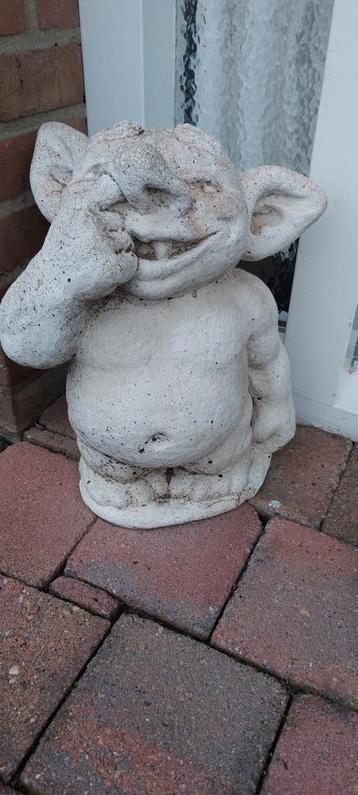 Betonnen Tuin Trol - 34 cm beschikbaar voor biedingen