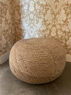 IKEA SANDARED Poef - Beige - 45cm, Ophalen, Minder dan 50 cm, Rond, Zo goed als nieuw