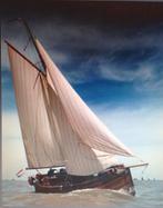 Teakhouten zeilsloep 9 m te koop. TAATSLOEP, Watersport en Boten, Ophalen, Gebruikt, Binnenboordmotor, 6 meter of meer