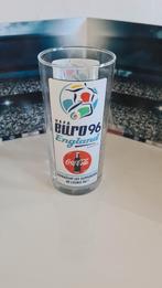 Coca Cola glas Uefa Euro Ek voetbal 1996, Verzamelen, Frisdrankglas, Ophalen of Verzenden, Zo goed als nieuw