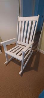Witte Schommelstoel van Amigo's Amiga's, Kinderen en Baby's, Kinderkamer | Tafels en Stoelen, Ophalen of Verzenden, Gebruikt, Stoel(en)