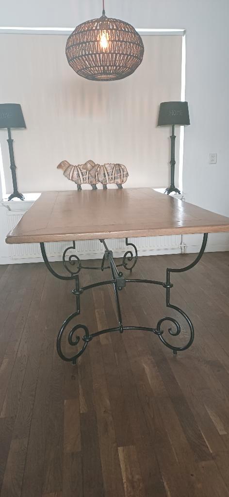 eettafel, Huis en Inrichting, Tafels | Eettafels, Zo goed als nieuw, 50 tot 100 cm, 150 tot 200 cm, Vijf personen of meer, Rechthoekig