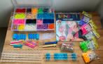 Rainbow loombandjes met toebehoren, Hobby en Vrije tijd, Knutselen, Ophalen of Verzenden, Gebruikt, Materiaal