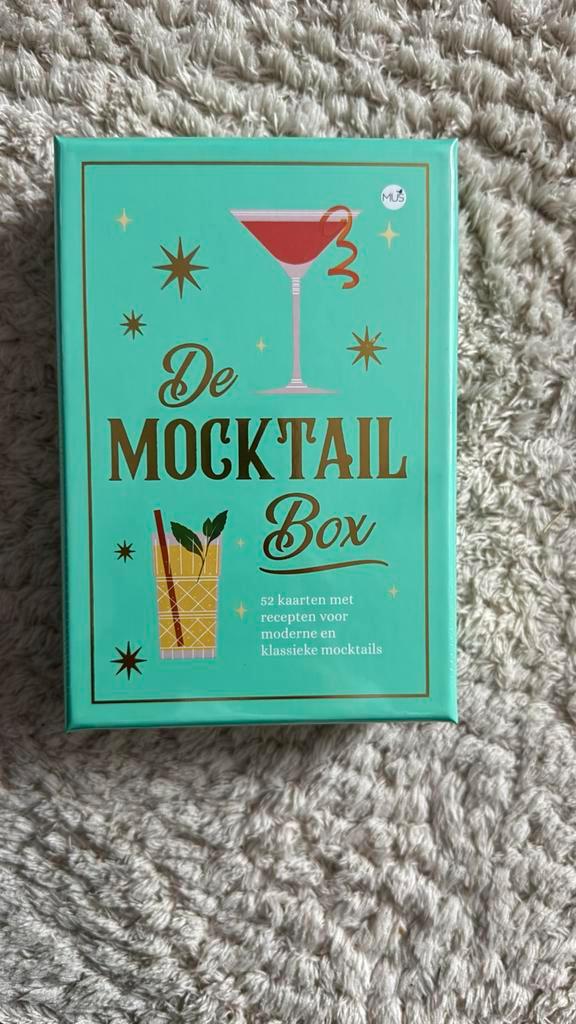 De Mocktail Box - 52 Kaarten met Recepten, Boeken, Kookboeken, Nieuw, Overige typen, Overige gebieden, Ophalen of Verzenden