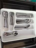 Bestek set ikea met bestekbak, Ophalen, Gebruikt, Rvs of Chroom, Vaatwasserbestendig
