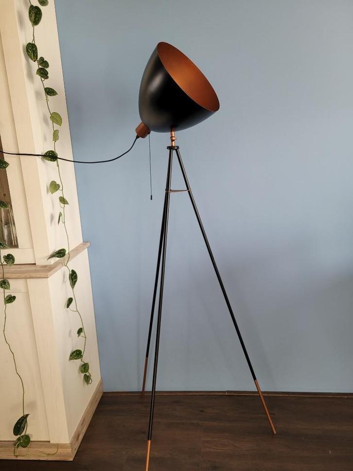 Sta lamp | Vintage, Huis en Inrichting, Lampen | Vloerlampen, Zo goed als nieuw, 150 tot 200 cm, Metaal, Ophalen