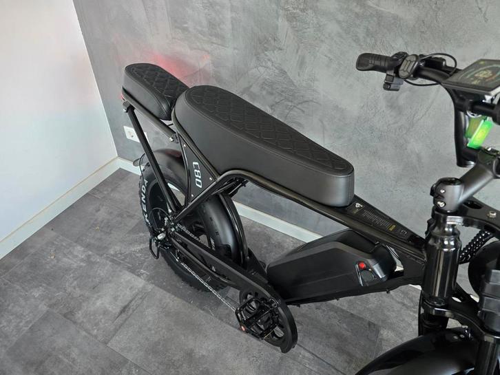 Fatbike Ouxi C80+ Achterzitje Alarm inbouw oplaadbare scherm, Fietsen en Brommers, Elektrische fietsen, Nieuw, Overige merken