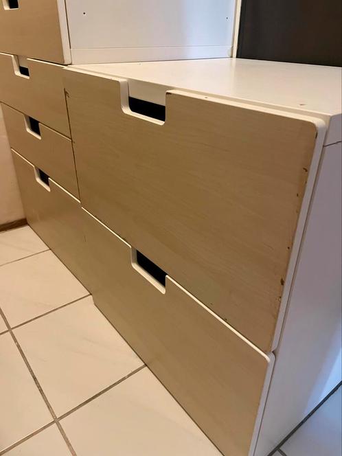 Ikea Stuva | 3 x ladenkast 1 x plankenkast, Huis en Inrichting, Kasten | Ladekasten, Gebruikt, Minder dan 100 cm, 50 tot 75 cm