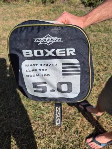Naish Boxer 4.0 en 5.0 inclusief mast en mastvoet beschikbaar voor biedingen