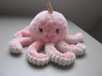 Orka Toys roze wit superzacht pluche octopus inktvis gouden, Ophalen of Verzenden, Nieuw, Overige typen