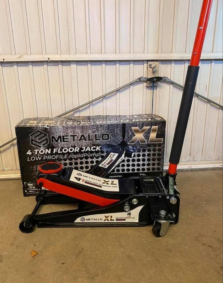 Metallo XL 4 TON Garagekrik - Nieuw in doos!, Auto diversen, Autogereedschap, Nieuw, Ophalen