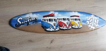wand bord plank schilderij surfplank deco vw volkswagen xxl beschikbaar voor biedingen