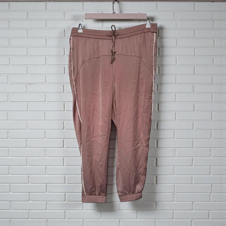 NWT Zara Broek Maat XL Roze Wit Streep Jogging Basic, Kleding | Dames, Broeken en Pantalons, Nieuw, Maat 46/48 (XL) of groter