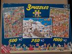 Jan van Haasteren 3-in-1 Puzzel met een drukfout!., Hobby en Vrije tijd, Ophalen of Verzenden, Meer dan 1500 stukjes, Zo goed als nieuw