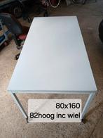 Tafel met wieltjes, Ophalen, Gebruikt, 50 tot 100 cm, Minder dan 50 cm