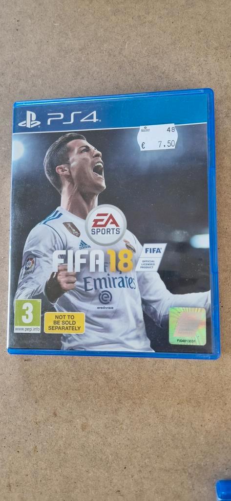 Fifa 18 ps4, Spelcomputers en Games, Games | Sony PlayStation 4, Gebruikt, Sport, 3 spelers of meer, Vanaf 3 jaar, Ophalen of Verzenden