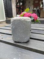 150 Stapelblokken getrommeld. Grijs. 10 x 12 x 32,5 ., Tuin en Terras, Ophalen, Zo goed als nieuw, Beton, Overige typen