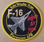 Patch Luchtmacht België F-16 Solo Display Team Florennes AFB, Verzenden, Zo goed als nieuw, Patch, Badge of Embleem