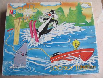 VINTAGE Looney Tunes PUZZEL jaren 80 90 TWEETY SYLVESTER 35 beschikbaar voor biedingen