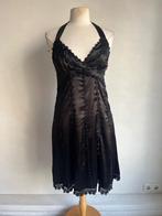 diva jurk maat 36 zwart y2k vintage, Verzenden, Zwart, Zo goed als nieuw, Knielengte