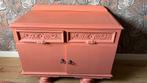 Vintage houten kastje dressoir met lades, Huis en Inrichting, Kasten | Dressoirs, Ophalen, Gebruikt, 50 tot 100 cm, Vintage retro