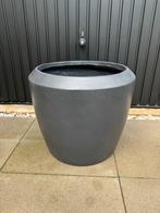 Nieuwe zwarte ronde plantenbak, bloempot., Ophalen, Rond, Nieuw, Beton