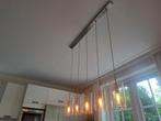 Eettafellamp, Huis en Inrichting, Lampen | Hanglampen, Ophalen, Zo goed als nieuw, Glas, 75 cm of meer