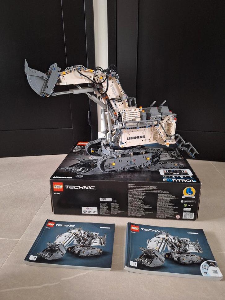 42100 lego graafmachine Liebherr R9800, Kinderen en Baby's, Speelgoed | Duplo en Lego, Zo goed als nieuw, Ophalen of Verzenden