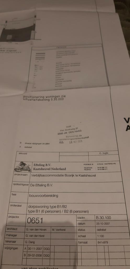 Uniek !! Efteling bouw plattegrond Bobbaan en Bosrijk, Verzamelen, Efteling, Gebruikt, Overige typen, Ophalen of Verzenden