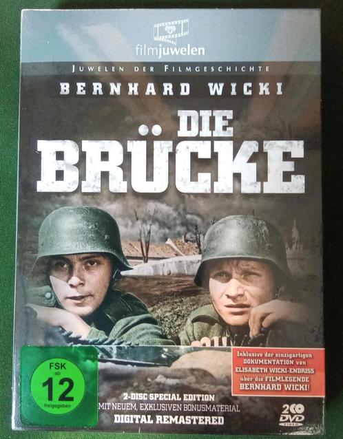 Die Brücke 1959 Bernhard Wicki  2 disc special edition nieuw, Cd's en Dvd's, Dvd's | Klassiekers, Nieuw in verpakking, Drama, 1940 tot 1960