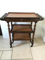 antiek serveerwagentje met afneembare dienbladen, Ophalen