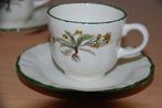 Servies met groene kruiden., Gebruikt, Overige typen, Ophalen of Verzenden, Overige stijlen