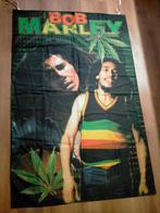 Bob Marley Jamaica king of Reggae muziek logo artiest vlag, Verzenden, Zo goed als nieuw