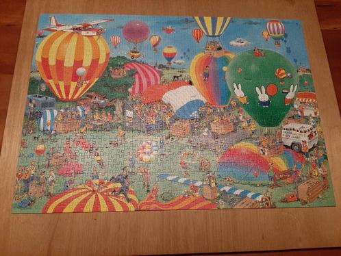Jan v. Haasteren,1000 st. Hoera Nijntje 65 jr. Koop ,ruilen, Hobby en Vrije tijd, Denksport en Puzzels, Zo goed als nieuw, Legpuzzel