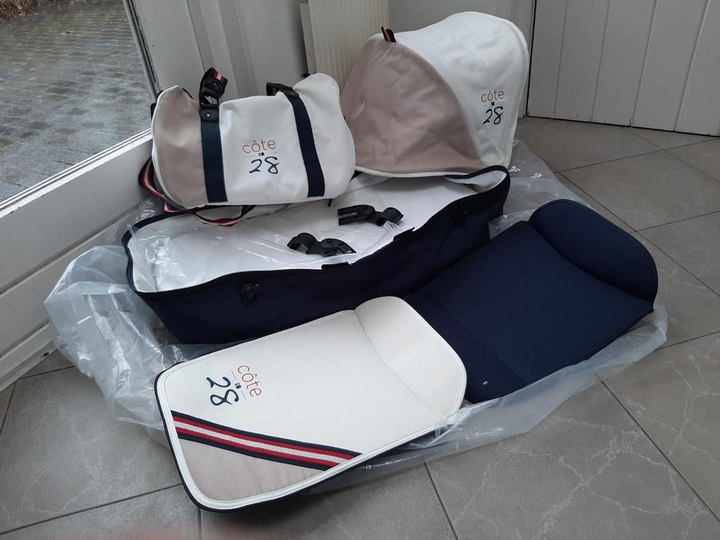 Kinderwagen Compleet Dubatti One Cote 28 incl. Maxi Cosi, Ophalen, Gebruikt, Overige merken, Luchtbanden