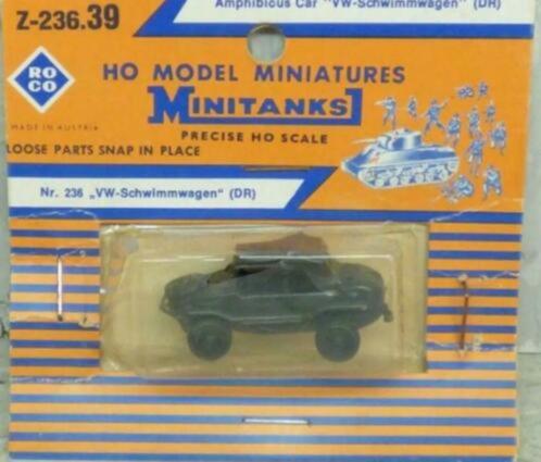 Roco Minitanks VW Schwimmwagen (Z-236) SHF, Hobby en Vrije tijd, Modelauto's | 1:87, Zo goed als nieuw, Overige typen, Roco, Ophalen of Verzenden
