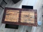 Mooie stevige salontafel met lades, Huis en Inrichting, Tafels | Salontafels, Ophalen, Gebruikt, 50 tot 100 cm, 150 tot 200 cm