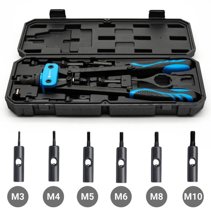 ToolLine - Blindklinkmoertang – M3, M4, M5, M6, M8, M10, Doe-het-zelf en Verbouw, Gereedschap | Handgereedschap, Nieuw, Ophalen of Verzenden
