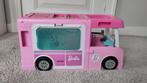 Barbie Camper met Boot en Accessoires, Kinderen en Baby's, Speelgoed | Poppen, Ophalen, Gebruikt, Barbie
