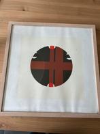 Zeefdruk van Van Ballegooijen d.d. 1995, Ophalen of Verzenden, Gebruikt, Hout, 50 tot 75 cm