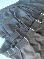 Zwarte verduisterende gordijnen met plooi, Huis en Inrichting, Stoffering | Gordijnen en Lamellen, Zwart, Ophalen of Verzenden