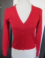 Super mooi rood/roze King Louie hartjes vestje maat M, Ophalen of Verzenden, Nieuw, Maat 38/40 (M), Rood