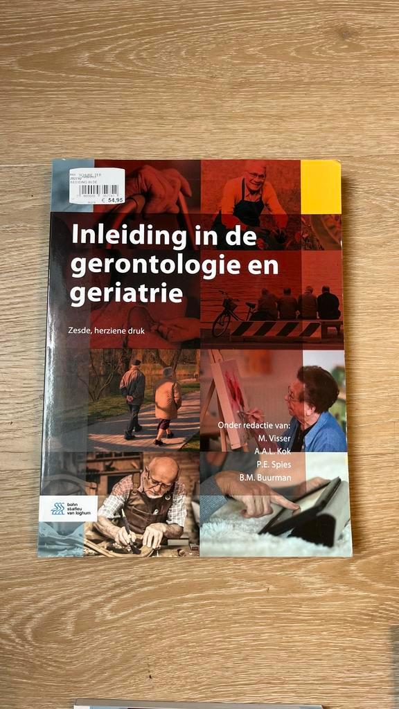 Inleiding Gerontologie & Geriatrie - 6e druk, Boeken, Studieboeken en Cursussen, Gelezen, HBO, Gamma, Ophalen of Verzenden