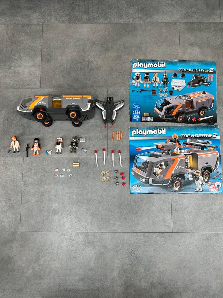 Platmobiel top agents 2 auto, Kinderen en Baby's, Speelgoed | Playmobil, Nieuw, Complete set, Ophalen of Verzenden