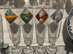 4 heineken ellipse bierglazen seizoensgebonden landschap, Ophalen of Verzenden, Nieuw, Bierglas
