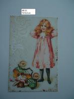 vintage kaartjes meisje ( 15 verschillende ), Hobby en Vrije tijd, Nieuw, Ophalen, Materiaal