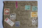 Poststuk waarde aangetekend Akkrum 1924 lakzegel Friesland, Envelop, Verzenden
